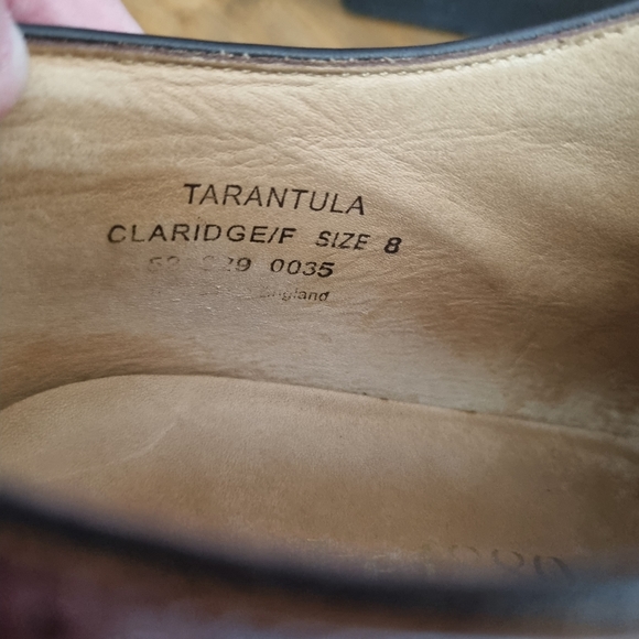 Loake brown/tan brouge lace up leather shoes uk 8 - Picture 7 of 10